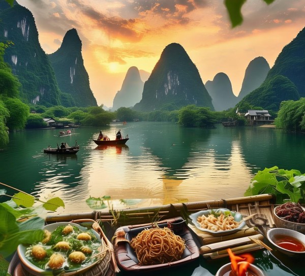 桂林美景与特产风味之旅