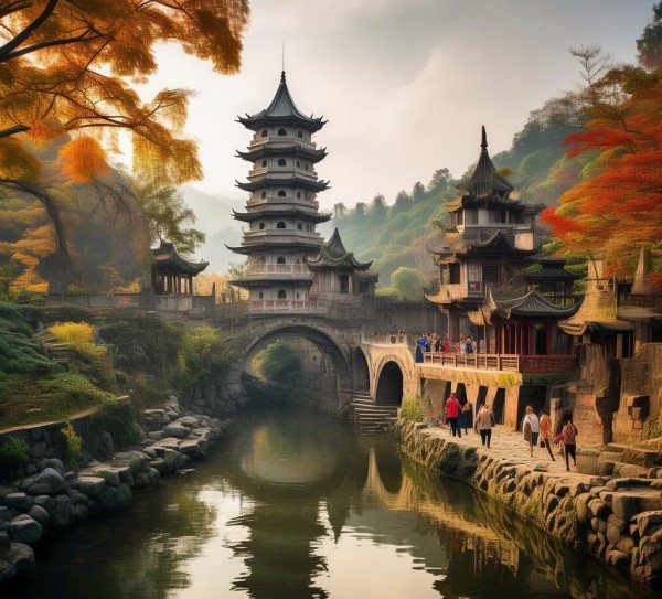 探寻自然与历史交融之美，武汉落雁景区，游走古今风光